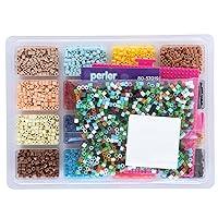 Perler Beads Basic Shapes Clear Pegboard Set, Small, Clear, 5 pcs