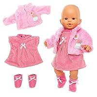 Algopix Similar Product 2 - Baby Doll Clothes Casual Cute Pink Suit