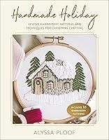 Algopix Similar Product 17 - Handmade Holiday Festive Embroidery