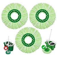 Algopix Similar Product 19 - 3 Pack Spin Mop Head Replacement