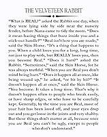 Algopix Similar Product 3 - The Velveteen Rabbit Nursery Quote by