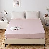 Algopix Similar Product 10 - AOJIM Pure Cotton Printing Fitted Sheet