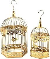Algopix Similar Product 7 - Bellaa 23592 Metal Bird Cages House