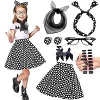 Algopix Similar Product 10 - Latocos Poodle Skirts for Girls Kids