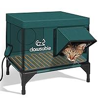 Algopix Similar Product 9 - Clawsable Premium Heated Cat House for