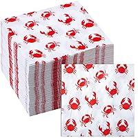 Algopix Similar Product 15 - Lewtemi 100 Pcs Crab Napkins Crab Boil