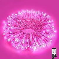 Algopix Similar Product 7 - 100 LED Pink String Lights 33ft Pink