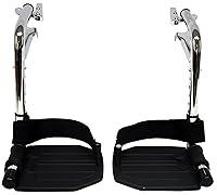 Algopix Similar Product 12 - Heavy Duty Chrome Wheelchair Footrests