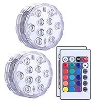 Algopix Similar Product 10 - Qoolife Submersible LED Lights Remote