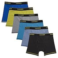 Algopix Similar Product 8 - Hanes Boys Mesh Boxer Briefs 6Pack