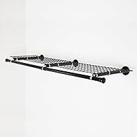 Algopix Similar Product 11 - Rod Desyne Double Shelf with Hanger