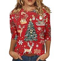 Algopix Similar Product 16 - Christmas Tshirts Women Womens