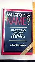 Algopix Similar Product 10 - Whats in a Name Advertising and the