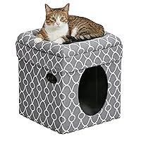 Algopix Similar Product 10 - MidWest Homes for Pets Cat Cube Cozy