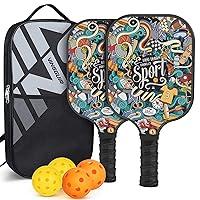 Algopix Similar Product 19 - VINSGUIR Pickleball Paddles Set USAPA