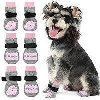 Algopix Similar Product 8 - IECOii Dog SocksDouble Side Anti Slip