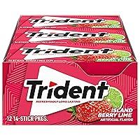 Algopix Similar Product 6 - Trident Island Berry Lime Sugar Free