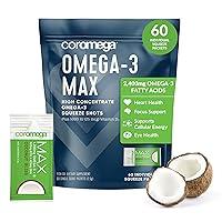 Algopix Similar Product 8 - Coromega MAX 2400mg Omega3 Fish Oil 