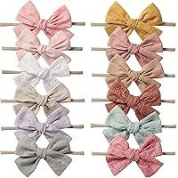 Algopix Similar Product 1 - KIDOCHEESE Baby Girl Bows and Headbands