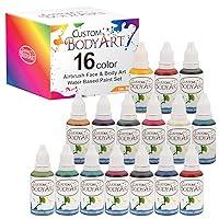 Algopix Similar Product 14 - Custom Body Art Set of 16 Colors 1oz