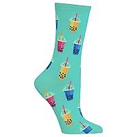 Algopix Similar Product 1 - Hot Sox Women's Bubble Tea Socks