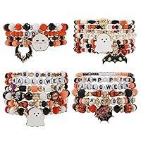 Algopix Similar Product 11 - Twinfree Halloween Bracelets Set