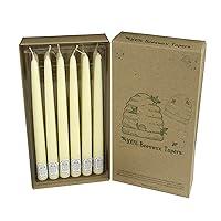 Algopix Similar Product 5 - 100 Natural Beeswax Taper Candles 