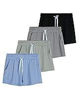 Algopix Similar Product 13 - 4 Pack Girls Active Athletic