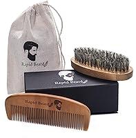 Algopix Similar Product 4 - Beard Brush and Beard Comb kit for Men