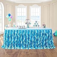 Algopix Similar Product 20 - leegleri 6FT Tulle Ruffle Curly Willow