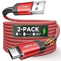Algopix Similar Product 14 - JSAUX USB C Cable 2Pack 66ft USB A