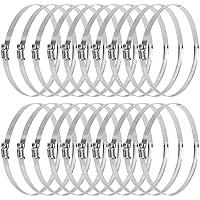 Algopix Similar Product 14 - LISHINE 20 Pcs 6 inch Hose Clamp