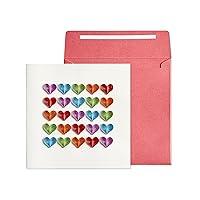 Algopix Similar Product 7 - NIQUEAD Valentines Day Card Rainbow