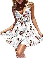 Algopix Similar Product 13 - ECOWISH Womens VNeck Spaghetti Strap