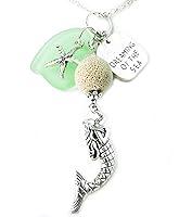 Algopix Similar Product 17 - Mermaid Rearview Mirror Charm  Sea
