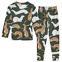 Algopix Similar Product 12 - Vozoza Pajama Sets Long Sleeve Top with