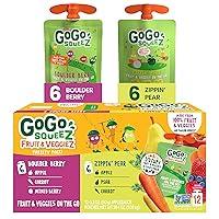 Algopix Similar Product 20 - GoGo squeeZ Fruit  veggieZ Applesauce