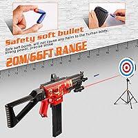 AGM MASTECH Transforming Soda Can Toy Gun - Shoots Soft Foam Darts,  Includes Shooting Target, Ideal Gift for Boys and Girls, Perfect for Indoor  and