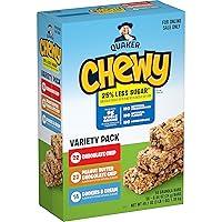 Algopix Similar Product 10 - Quaker Chewy Lower Sugar Granola Bars