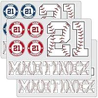 Algopix Similar Product 16 - Custom Baseball Helmet Sticker Set 