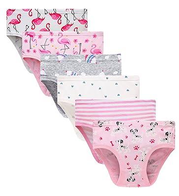  Packs Of 6 Toddler Girls Panties Underwear Assorted