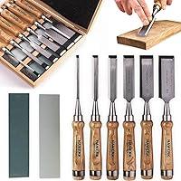 Algopix Similar Product 4 - HAWERK Wood Chisel Sets  Wood Carving