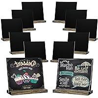 Algopix Similar Product 7 - Zhithink 12 Pack Small Chalkboard Signs
