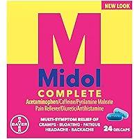 Algopix Similar Product 3 - Midol Complete Gelcaps 24Count Boxes