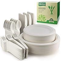 Algopix Similar Product 18 - 250 Piece Biodegradable Paper Plates