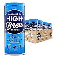 Algopix Similar Product 2 - High Brew Coffee Cold Mexican Vanilla