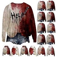 Algopix Similar Product 7 - Halloween Sweatshirts for Women Holiday