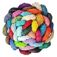 Algopix Similar Product 11 - Waxed Cord 40 Colors  1mm 437 Yards