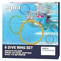 Algopix Similar Product 12 - Aqua Classic Dive Rings 6 Pack Pool