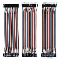 Algopix Similar Product 8 - ELEGOO 120pcs Multicolored Dupont Wire